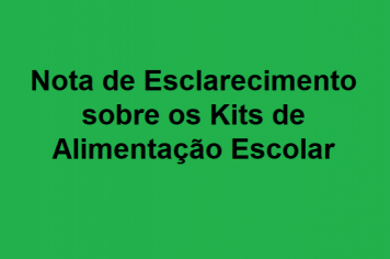 Nota de Esclarecimento 