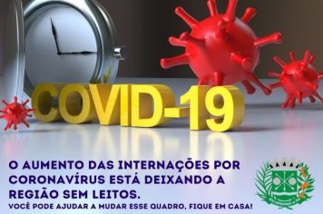 Casos de coronavírus aumentam e região pode ficar sem leitos de UTI e enfermaria