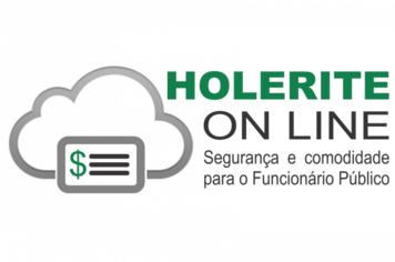 Servidor Público terá holerite on-line.