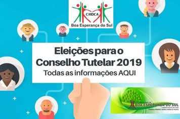 Eleições para o Conselho Tutelar 2019