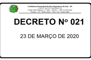 DECRETO N 021 