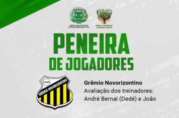 PENEIRA DE JOGADORES EM BOA ESPERANÇA DO SUL