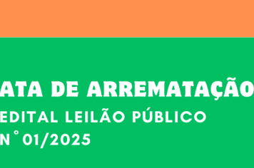 ATA DE ARREMATAÇÃO