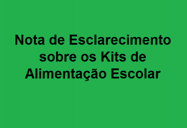 Nota de Esclarecimento 