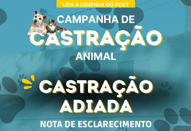 CASTRAÇÃO ADIADA 